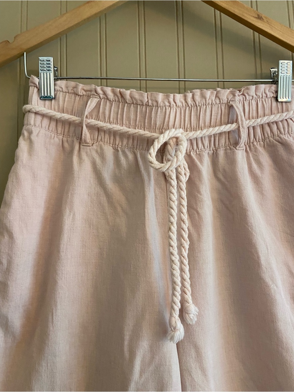 Divided 100% Cotton Baby Pink Wide Leg Pants Women’s Size 4 - Picture 2 of 6
